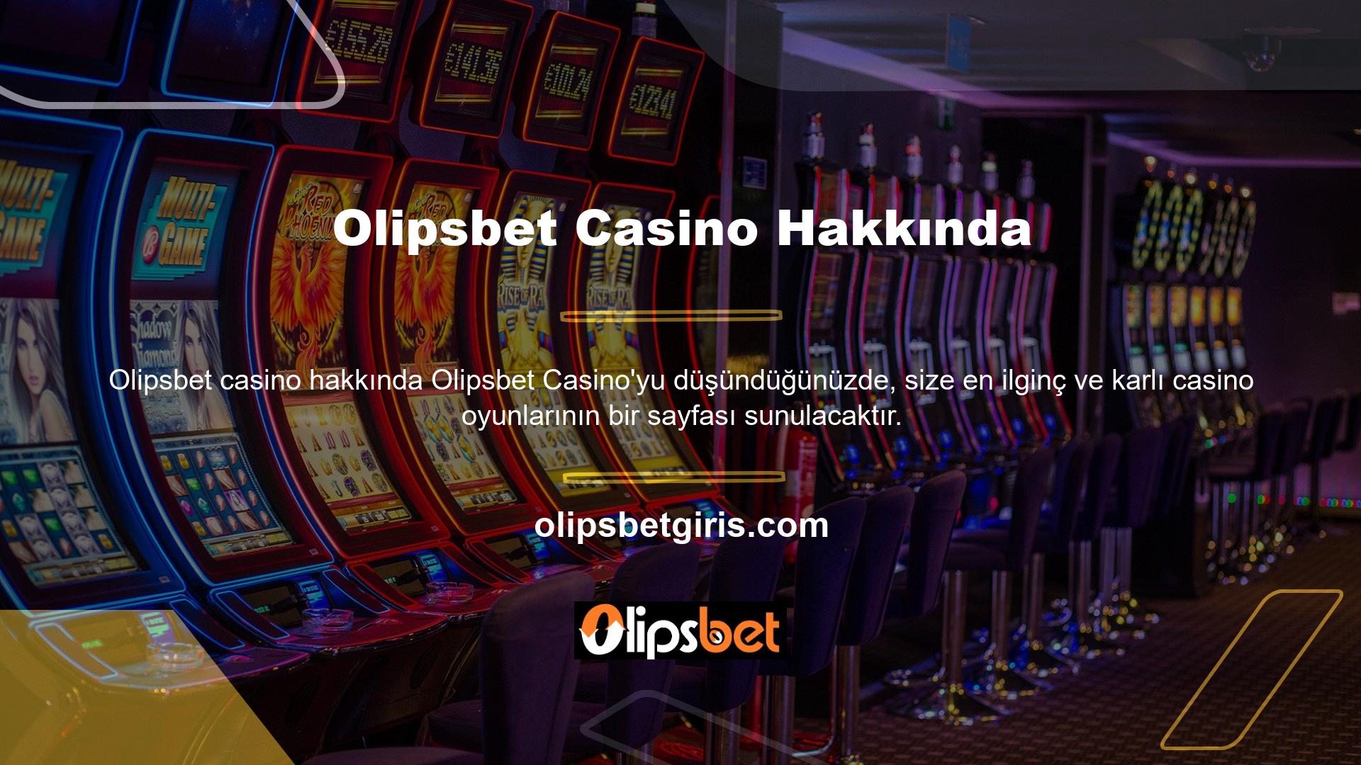 Olipsbet Casino dünyasında sizi neler bekliyor Olipsbet kategorisindeki en popüler canlı casinoları ve oyunları keşfedin, kazancınızı hızla artırın ve zahmetsizce ödeme alın