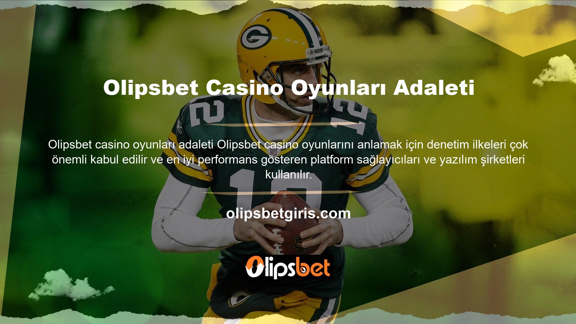 Olipsbet Casinodaki oyunlar adil, güvenilirdir ve tüm üyelere eşit davranır