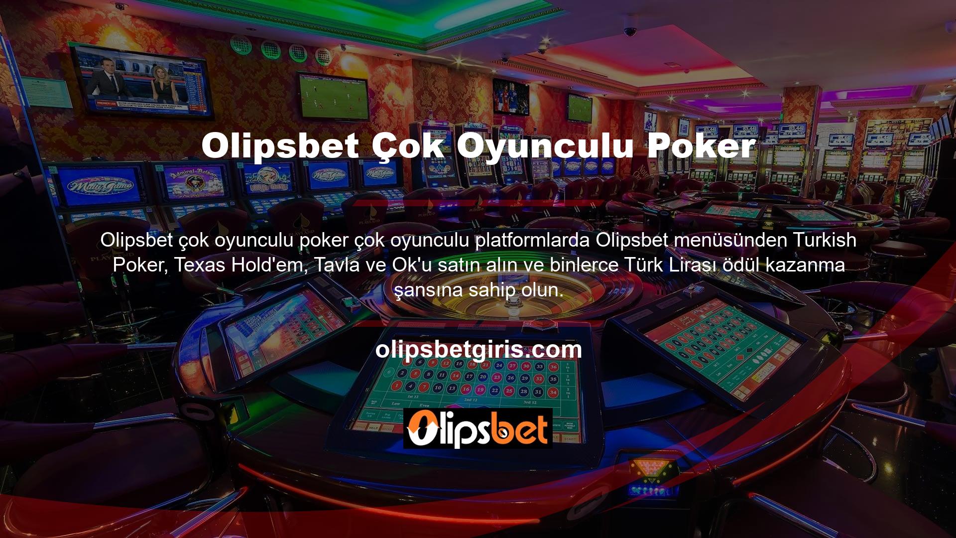 Hem dağıtıcı modu hem de otomatik mod seçenekleri sunan canlı casino menüsünde rulet, bakara, blackjack, poker ve masa oyunları mevcuttur